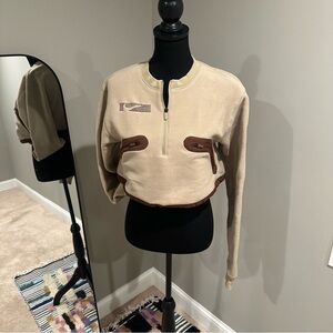 NWT Nike x Travis Scott Crossover Pullover 'Beige Brown' DM1287-247 UNISEX